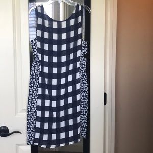 ASOS plaid and floral dress